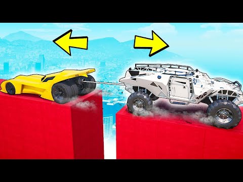 Видео: ПЕРЕТЯГИВАНИЕ КАНАТА В ГТА 5! НОВАЯ ЧИТ ТАЧКА ПРОТИВ БЭТМОБИЛЯ! ОБЗОР МОДА В GTA 5!