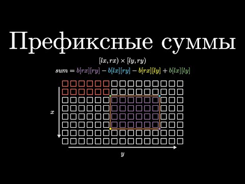 Видео: Префиксные суммы, разностные массивы и сила полуинтервалов