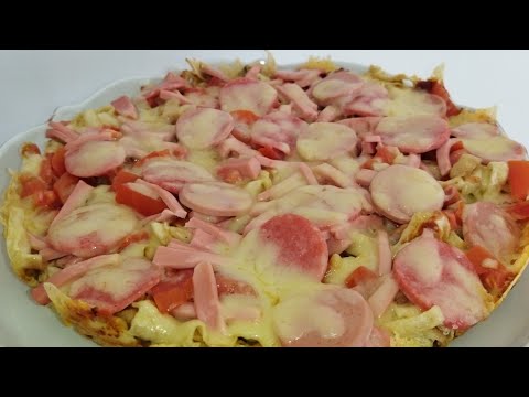 Видео: պիցցա առանց խմորի թավայի մեջ լավաշով🍕 հին լավաշ ունե՞ք, սրանից համեղ չի լինում😋|пицца 🍕|pizza