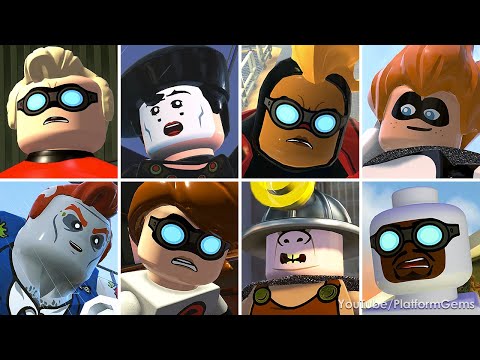 Видео: LEGO Суперсемейка - Все боссы (на английском) [4K]