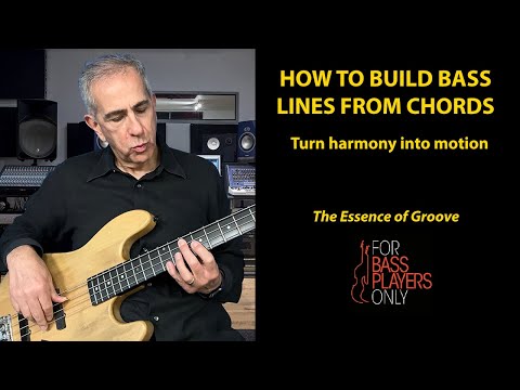 Видео: Как построить басовые линии из аккордов