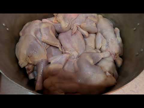 Видео: Курица холодного копчения целиком (мокрый посол)