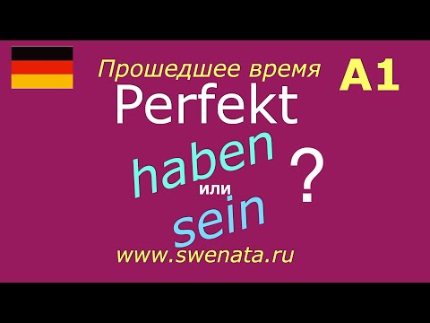 Видео: А1/А2 Тренируем Perfekt в упражнениях haben/sein