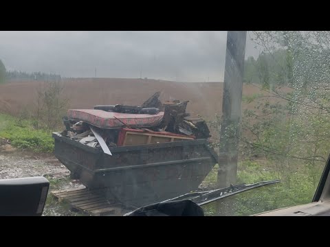 Видео: Работа на мусоровозе Минск и Минский р-н.