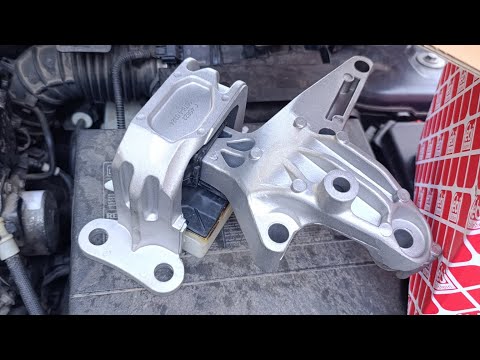 Видео: Китайская опора двигателя для Renault с двигателем K9K636 в замен оригинальной