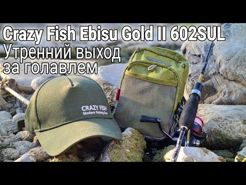 Видео: Голавль на рассвете, чем порадует река в этот раз? Сrazy Fish Ebisu Gold II 602SUL