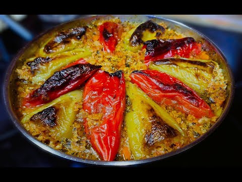 Видео: "Зимни" пълнени чушки с кайма и ориз. Всички вкъщи останаха очаровани от резултата.