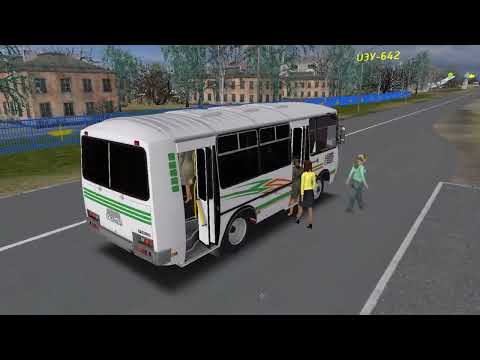 Видео: ПАЗ 32054 на 472 маршруте на карте Чугуев. Omsi 2.