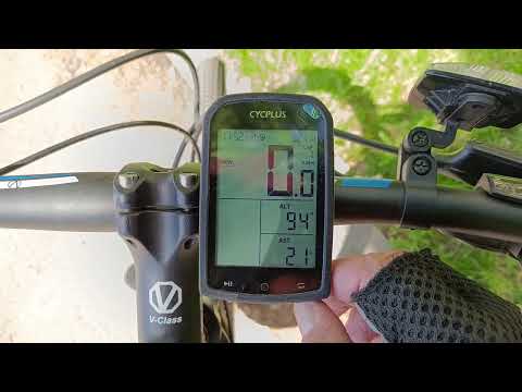 Видео: Cycplus m1, вело компьютер с GPS , первое знакомство.