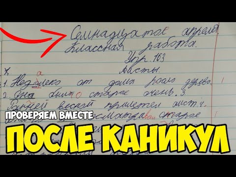 Видео: Проверяю рабочие тетради по русскому языку - 3 класс #46