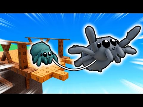 Видео: Стали пауками в " Паутина! [2 игрока Обби]