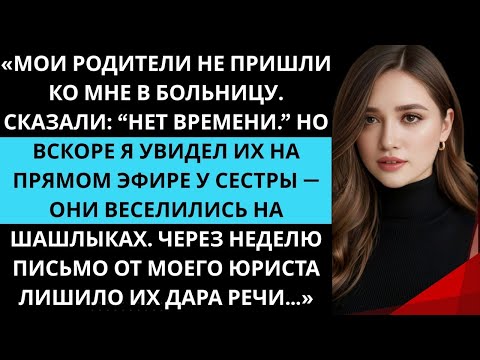 Видео: «Родители не пришли в больницу, выбрали шашлыки у сестры  Я решил проучить их »