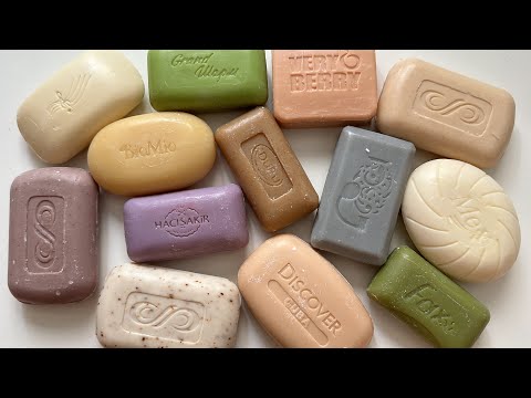 Видео: АСМР резка сухого мыла Duru, BioMio,Fax,Svoboda / Asmr cutting dry soap