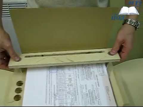 Видео: Станок для сшивания архивных документов  МС 2015