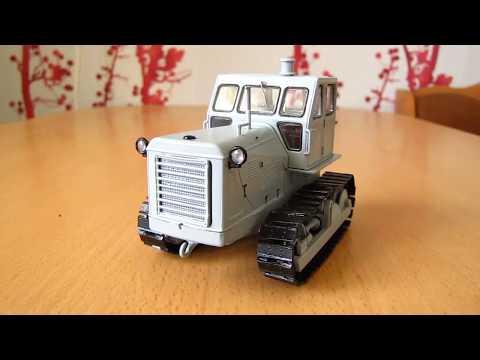 Видео: Масштабная модель трактора ЧТЗ Т-100 AVD в масштабе 1:43