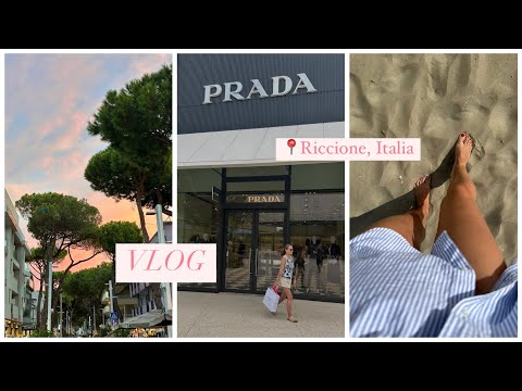 Видео: ОТПУСК В ИТАЛИИ В ГОРОДЕ RICCIONE! Распаковка PRADA! Распаковка новой косметики PUPA и KIKO!