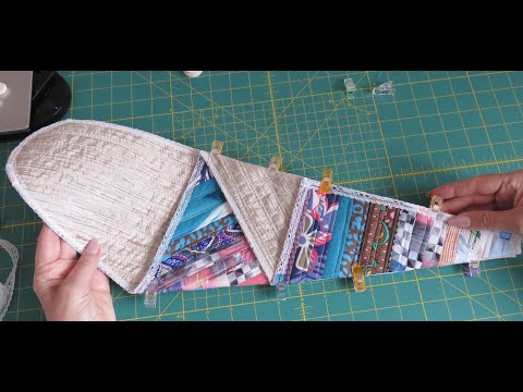 Видео: DIY SCISSOR CASE TUTORIAL! Чехол для ножниц - Утилизация полосок!