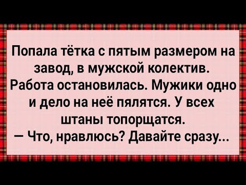 Видео: Как Тётка с Пятым Размером На Завод Попала! Сборник Свежих Анекдотов! Юмор!