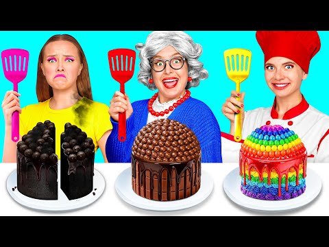 Видео: Кулинарный Челлендж: Я против Бабушки | Съедобная Битва от DuKoDu Challenge