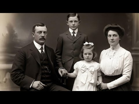 Видео: Этот студийный снимок 1914 года кажется безобидным — пока не увидишь, что мать держит в руке