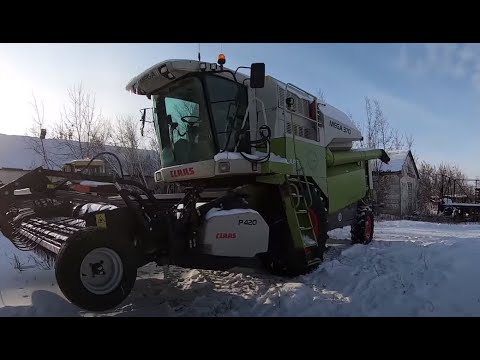 Видео: Смотрим купленный комбайн CLAAS MEGA 370.