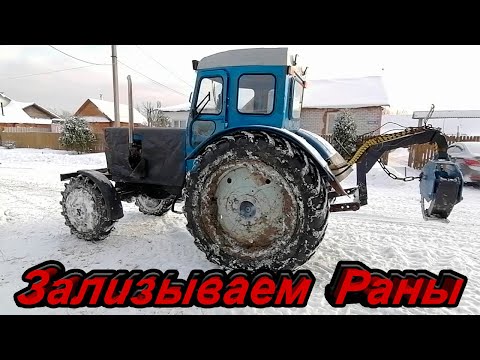 Видео: Т-40АМ/Сезон снега и дров открыт✊
