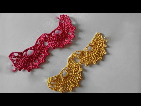 Видео: Как связать кайму крючком? Подробно разбираем схему вязания.