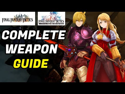 Видео: Руководство по всему оружию в Final Fantasy Tactics (как увеличить урон)