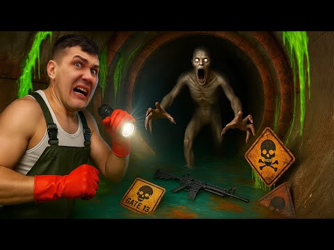 Видео: Нашли Жутких МОНСТРОВ в Секретной КАНАЛИЗАЦИИ | ЭТО SCP-096?