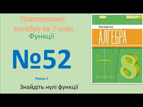 Видео: Істер Вправа 52. Алгебра 8 НУШ-2025