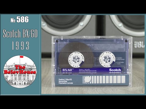 Видео: Аудиокассета Scotch BX 60 1993 года от скупого американского бренда 3M