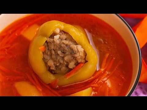 Видео: ФАРШИРОВАННЫЕ ПЕРЦЫ ПО–ДОМАШНЕМУ🫑🫑