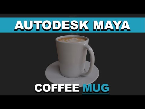 Видео: Создание кофейной кружки в Autodesk Maya (простое руководство)