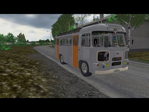 Видео: ПАЗ 672 бета с колхозом на карте Суздаль маршрут 2