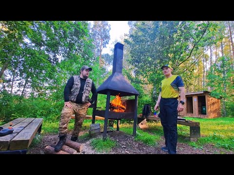 Видео: ЖИВЁМ В ПАЛАТКАХ НА БАЗЕ ЛЕСНИКОВ. ТАЁЖНАЯ РЕКА,РЫБАЛКА И ШАШЛЫК НА БЕРЕГУ!