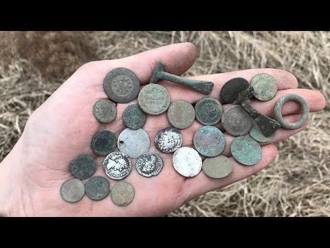 Видео: Римська Імперія! Монетний коп 2019 на хуторі та березі річки / Римская Империя! Коп монет на хуторе