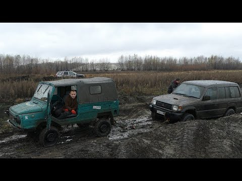 Видео: OFF ROAD на СЛИКАХ, 850 кг.против 2,5 тонн опять ЛуАЗ и Pajero 4x4