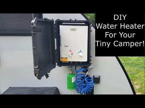 Видео: Самодельный миниатюрный водонагреватель для кемпера