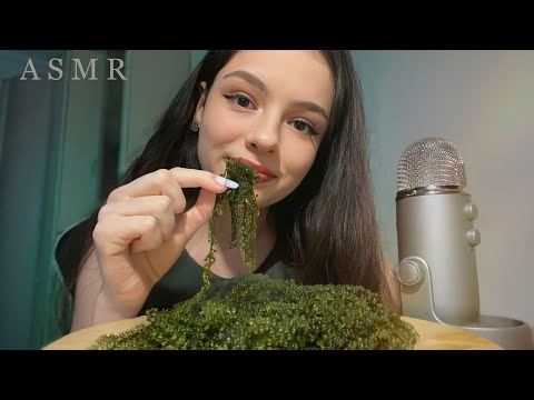 Видео: АСМР ИТИНГ МОРСКОГО ВИНОГРАДА 🍇 *хрум*