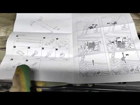 Видео: Паджеро 4. Установка упоров капота. не совсем просто. но вещь удобная.