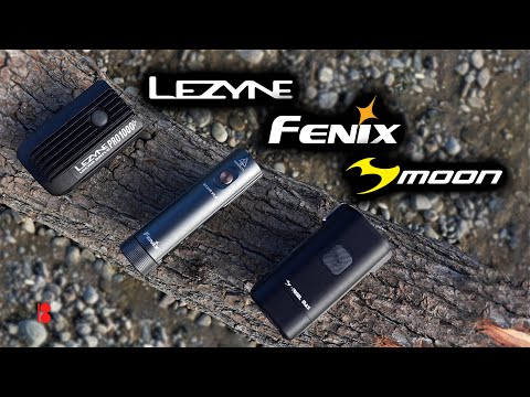 Видео: ЯКИЙ ЛІХТАР КРАЩЕ? Порівняння велофар 1000+ люмен від Fenix, Lezyne та Moon // Огляд + Тест
