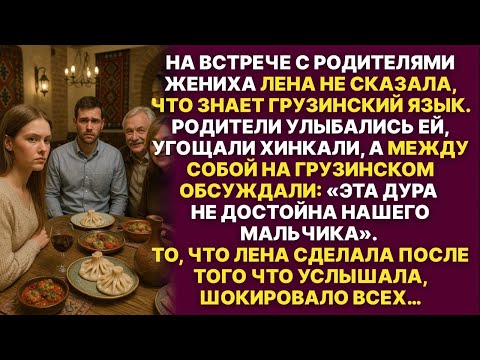 Видео: Лена сделала вид, что не понимает грузинский на встрече с родителями мужа