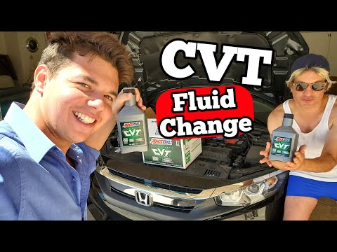 Видео: Замена трансмиссионной жидкости AMSOIL CVT для Honda Civic 2017 года