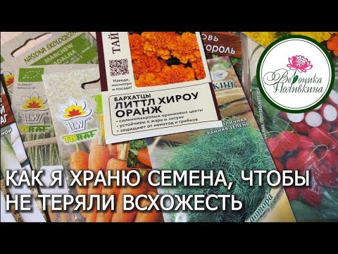 Видео: Как я храню семена, чтобы не потеряли всхожесть