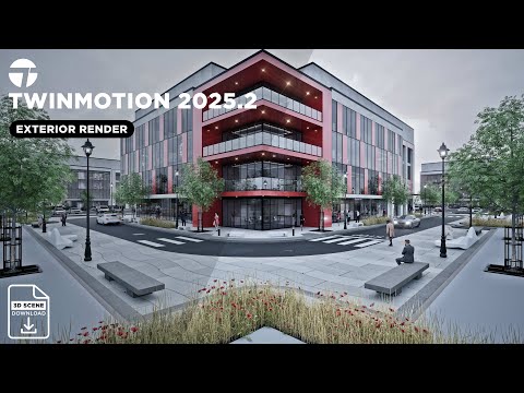 Видео: Master Twinmotion 2025.2 — Реалистичные рендеры стали проще