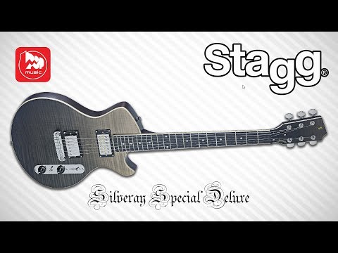 Видео: Электрогитара STAGG SVYSPCLDLX FBK (Silveray Special Deluxe )