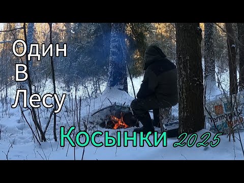 Видео: МОРОЗ КРЕПЧАЕТ.  РЫБАЛКА НА КОСЫНКИ НА ТАЕЖНОЙ РЕЧКЕ. ПОСТАВИЛ КОСЫНКИ И ПОНЕСЛОСЬ. РЫБАЛКА 2025.