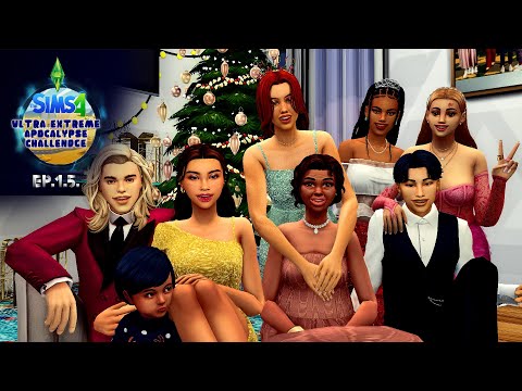 Видео: Ультра экстремальный апокалипсис | Ep.1.5.| Новый год | Sims 4