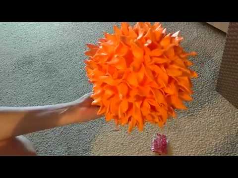 Видео: Светильник гортензия или попросту "ёжик".   Lamp hydrangea or simply "hedgehog".