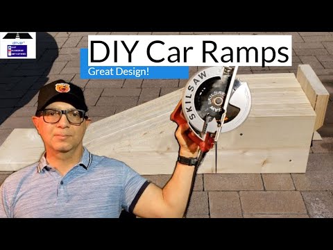Видео: Как сделать автомобильные пандусы из дерева | Как сделать автомобильные пандусы нескользящими | М...
